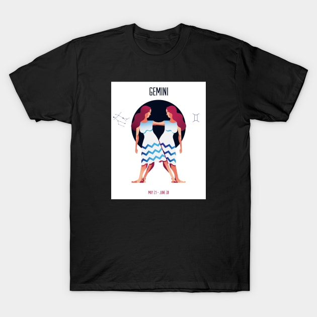 Gemini T-Shirt by jamesboast